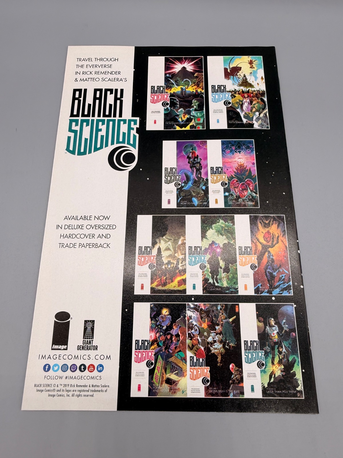 IMAGE FIRSTS BLACK SCIENCE #1 (MR) (NET) — Actual book · photo 2