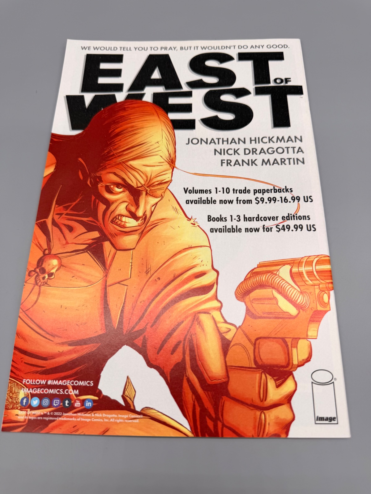 IMAGE FIRSTS EAST OF WEST #1 (NET) — Actual book · photo 2