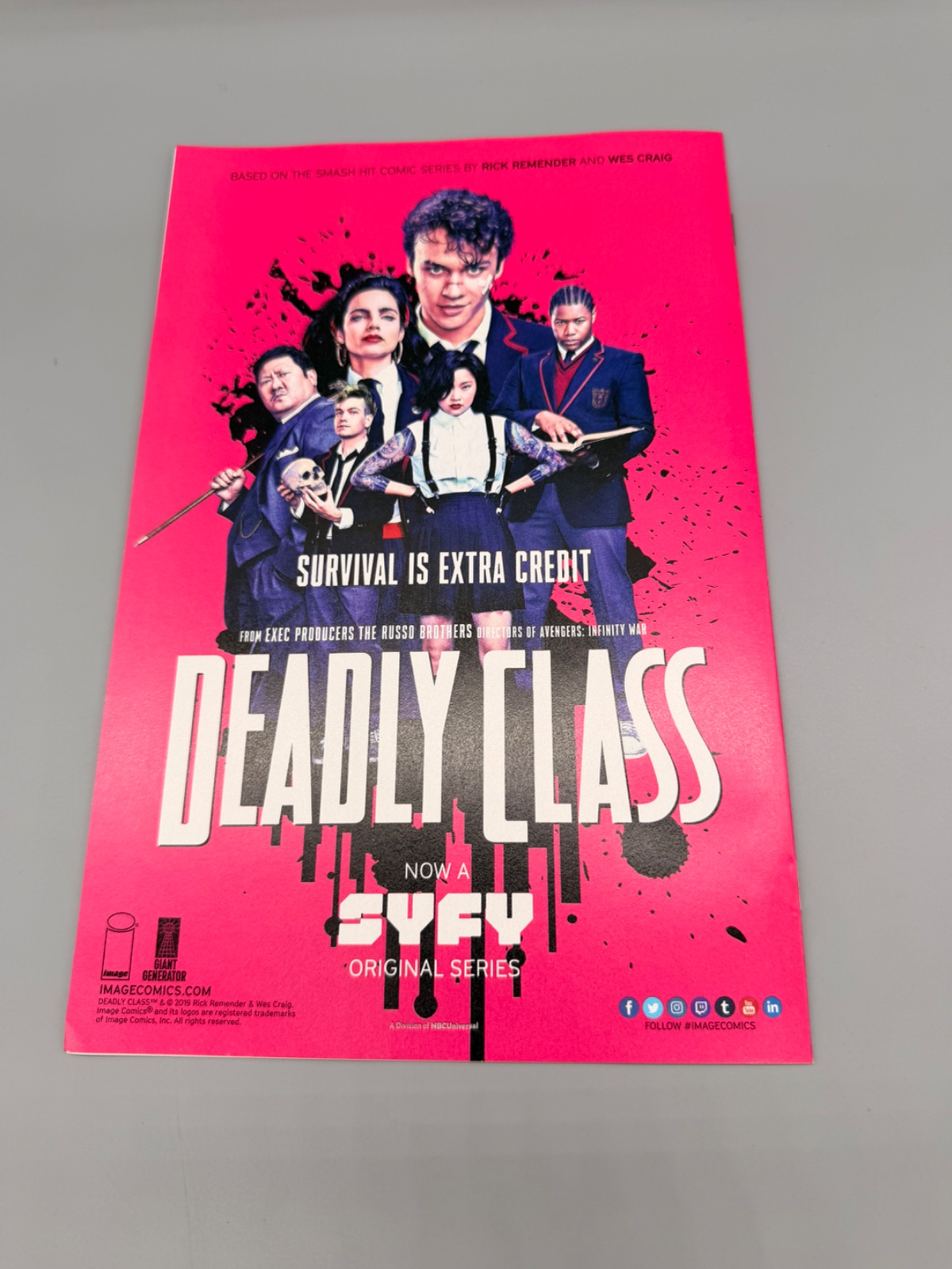 IMAGE FIRSTS DEADLY CLASS #1 (MR) (NET) — Actual book · photo 2