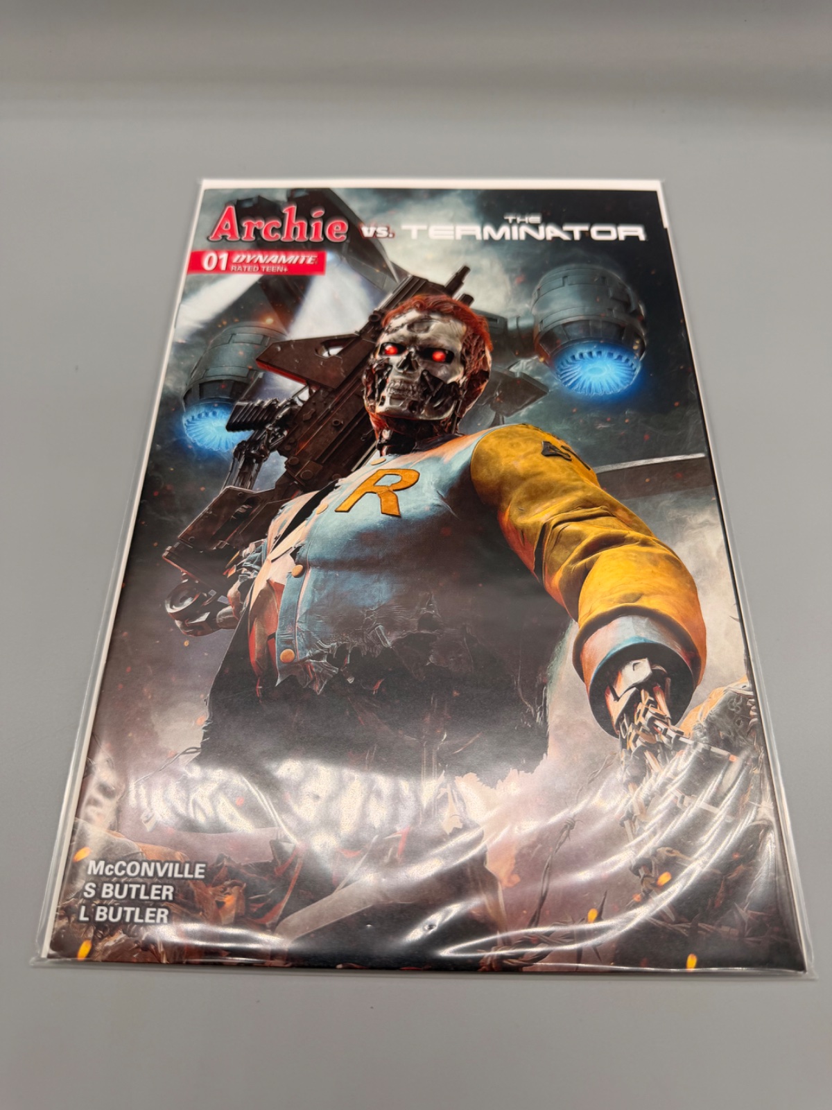 ARCHIE VS THE TERMINATOR #1 CVR B BJORN BARENDS VAR — Actual book · photo 1