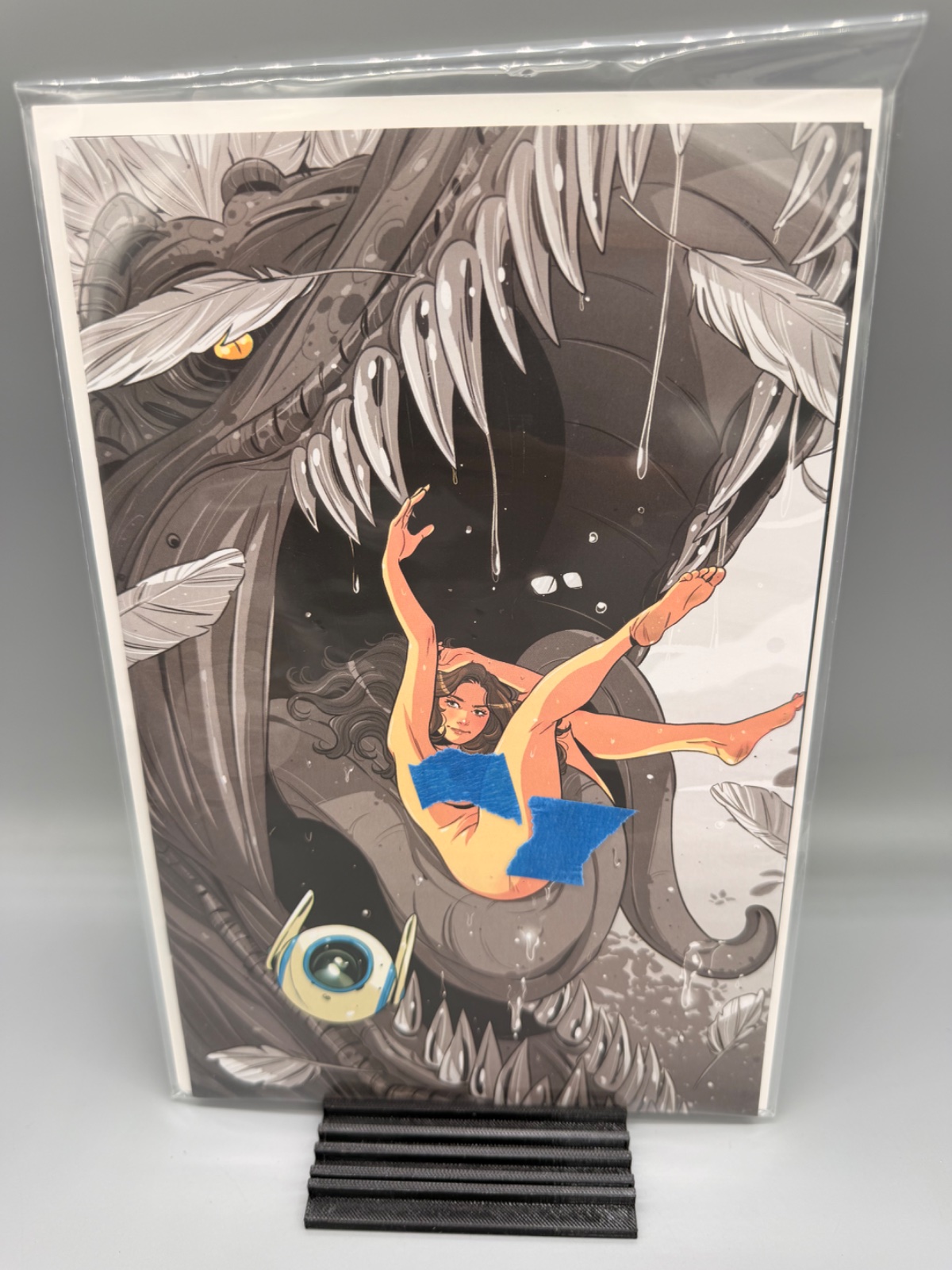 MONEY SHOT THE F* OFFS #1 (OF 5) 2ND PTG CVR D LUANA VECCHIO NSFW BLACK BAG VAR (MR) — Actual book · photo 2